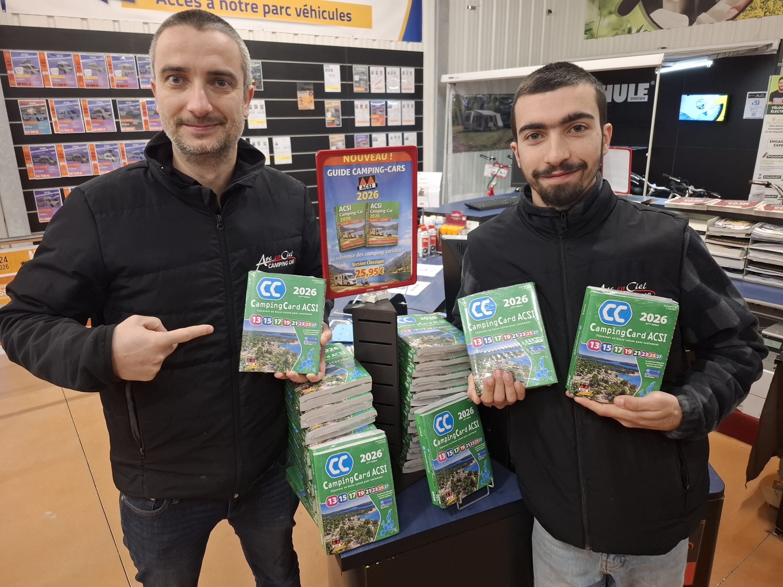 Les guides ACSI 2026 sont arrivés ! - Arc en ciel Campings cars